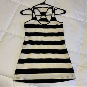 lululemon cool racerback tank steel stripe